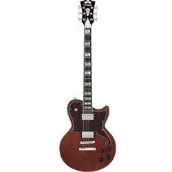 D'Angelico Deluxe Atlantic Bari - Satin Walnut