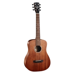 Cort 6 String Mini Acoustic Guitar-Mahogany