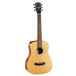 Cort 6 String Mini Acoustic Guitar-Natural