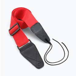 On-Stage GSA10RD Guitar Strap-Red