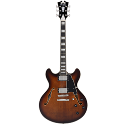 D'Angelico DAPDCBRBNS Premier DC - Brown Burst